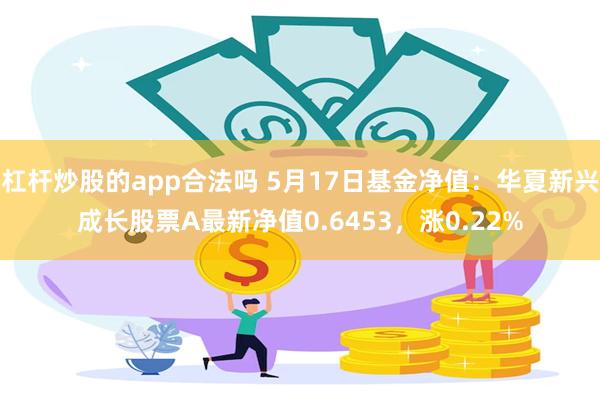 杠杆炒股的app合法吗 5月17日基金净值：华夏新兴成长股票A最新净值0.6453，涨0.22%