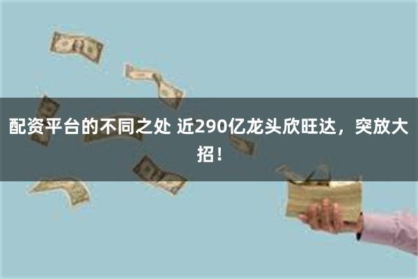 配资平台的不同之处 近290亿龙头欣旺达，突放大招！