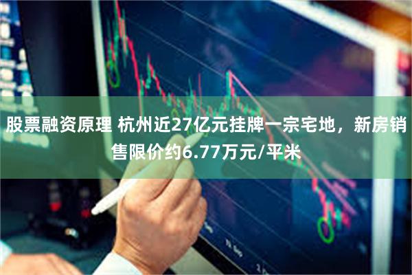 股票融资原理 杭州近27亿元挂牌一宗宅地，新房销售限价约6.77万元/平米