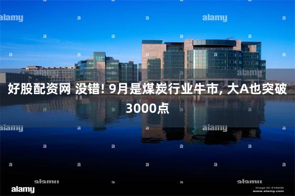 好股配资网 没错! 9月是煤炭行业牛市, 大A也突破3000点