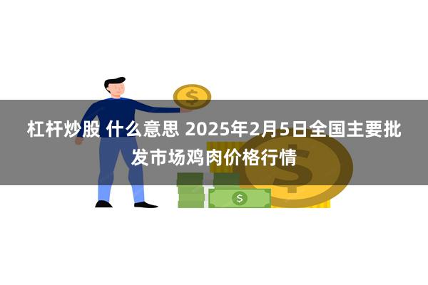 杠杆炒股 什么意思 2025年2月5日全国主要批发市场鸡肉价格行情